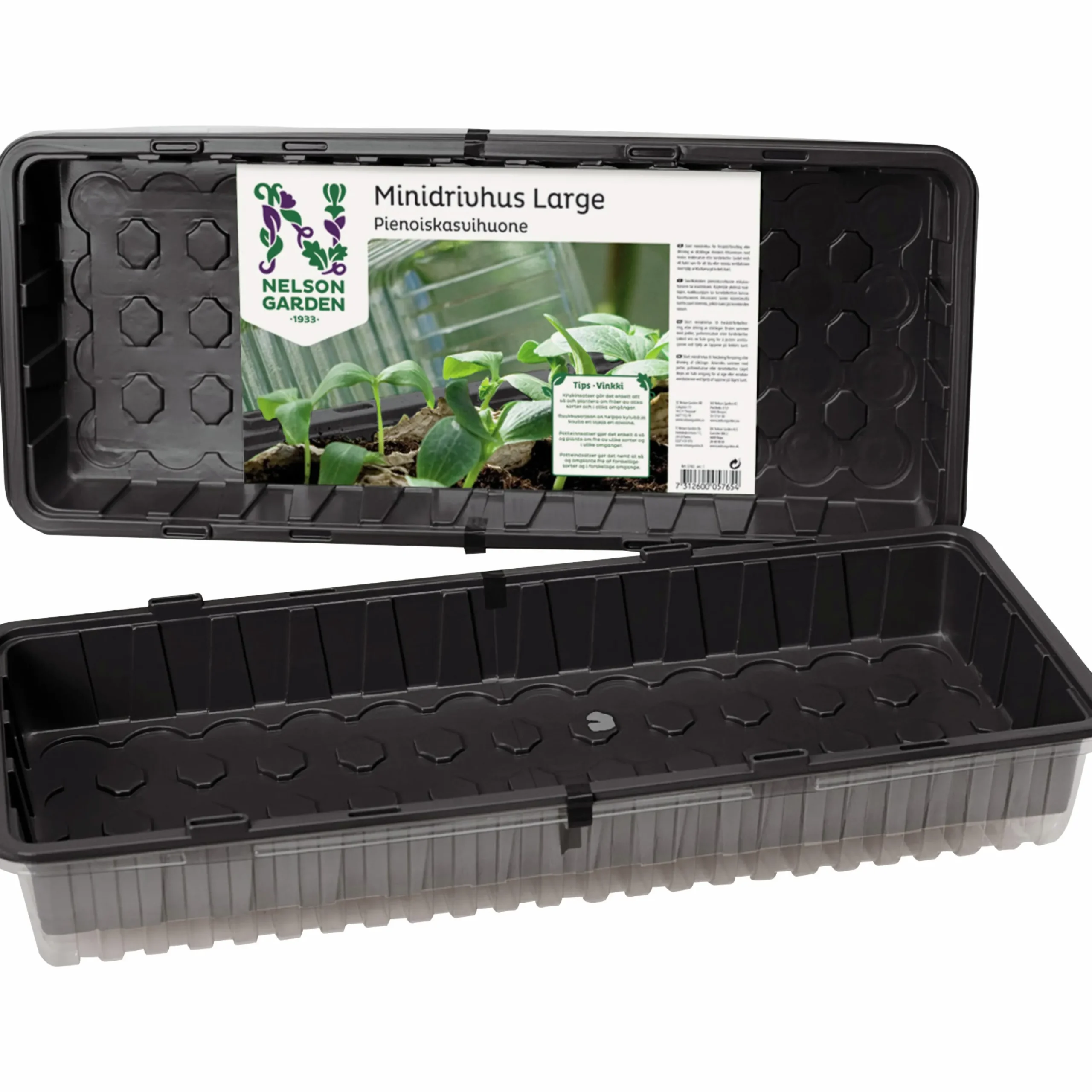 Minidrivhus Large 57x24cm>Nelson Garden New
