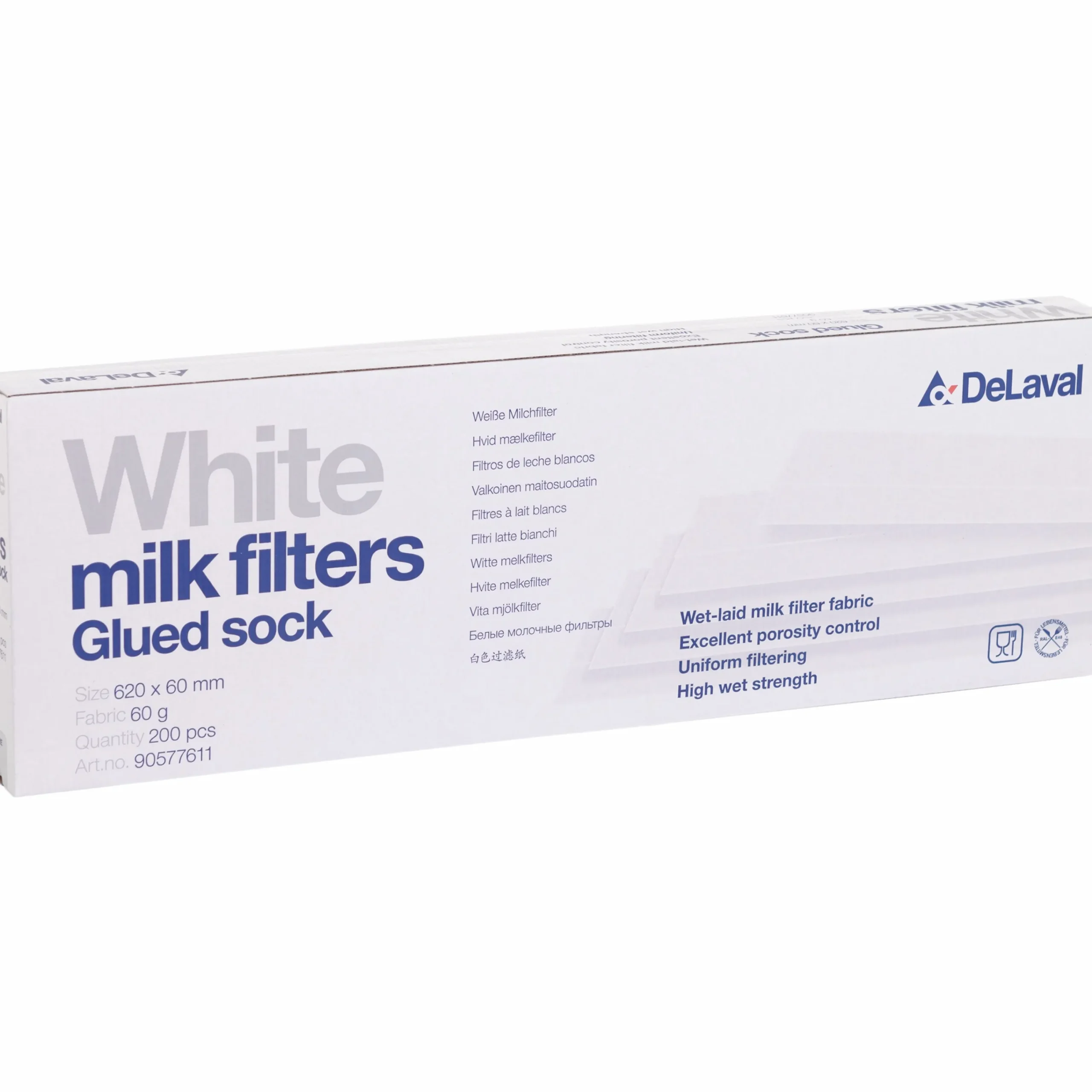 Mjölkfilter 620x60mm vit 200-p>DeLaval Sale