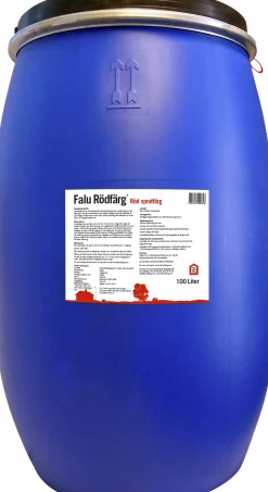 Målarfärg Sprutfärg röd 100L>Falu Rödfärg Best
