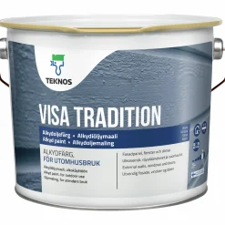 Målarfärg Visa Tradition röd utomhus 3L>Teknos Sale