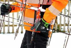 Montagehandskar Syntet Varmfodrad Svart/Grå 9><noscript><img width=