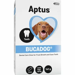 Munhygien Bucadog Tuggbitar L 141g>Aptus Hot