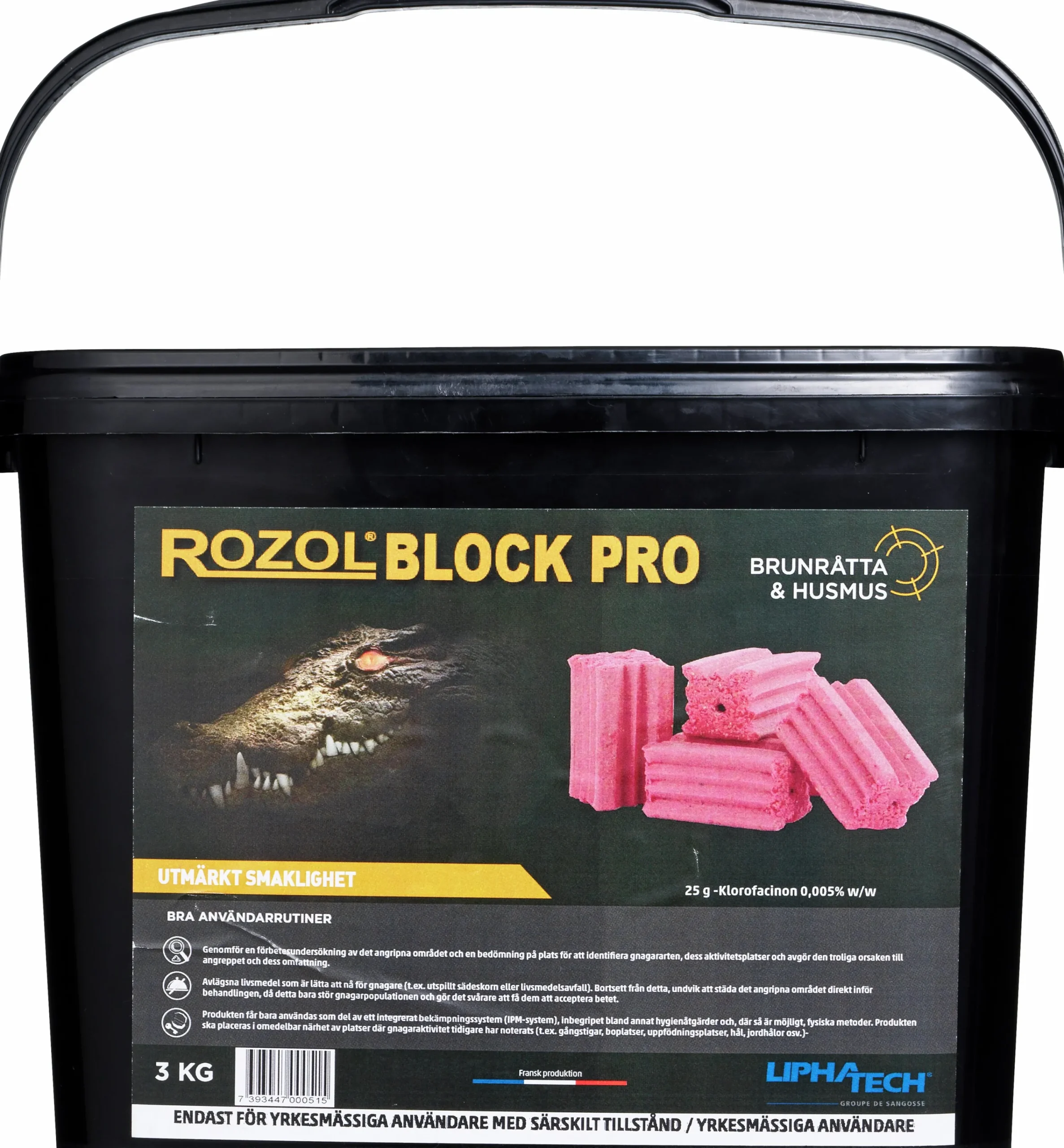 Musgift & Råttgift Block 3kg>Rozol Sale