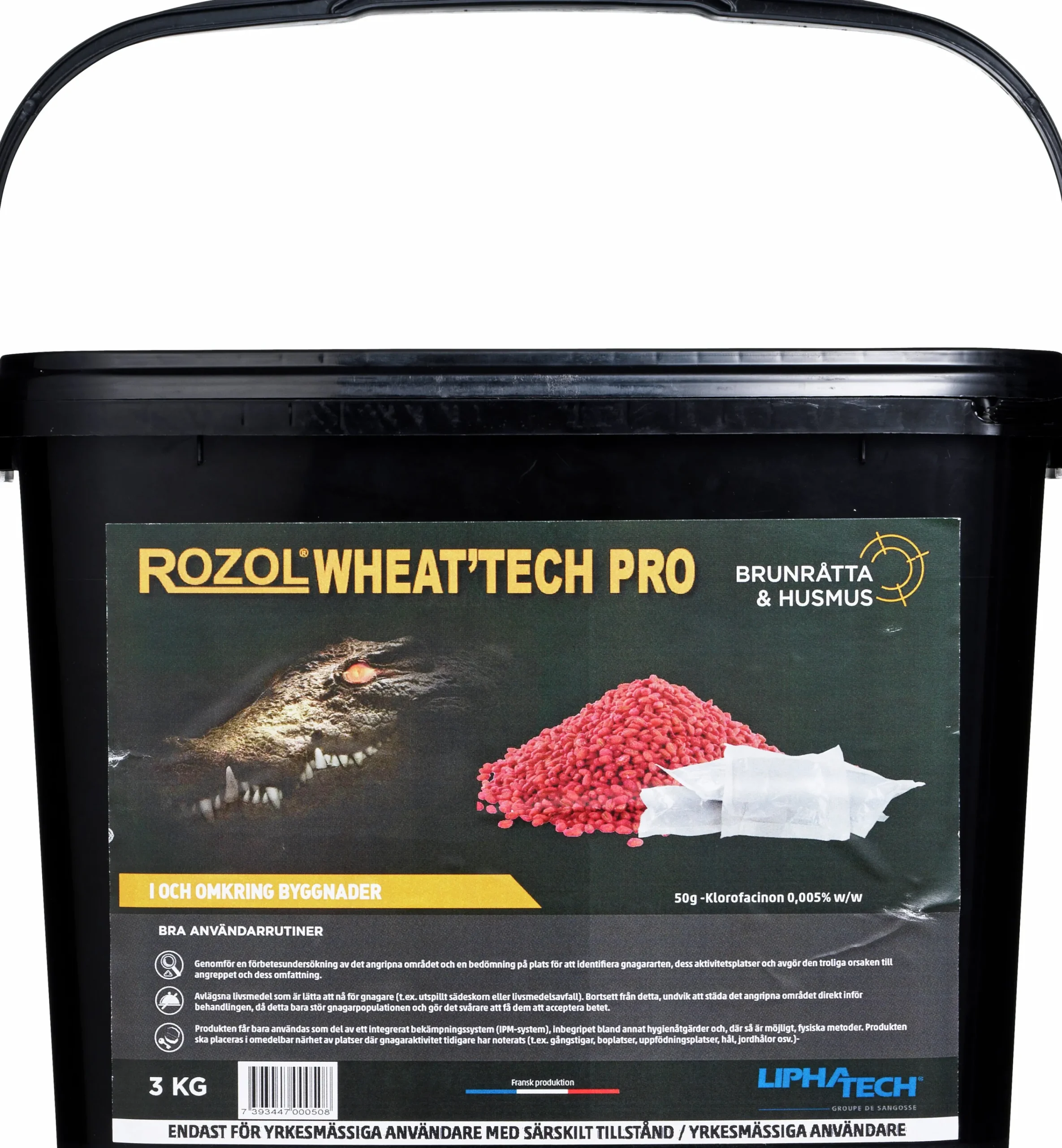 Musgift & Råttgift Korn 3kg>Rozol New