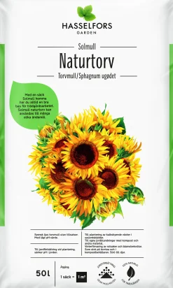 Naturtorv Hasselfors Solmull 50L>Hasselfors Garden Online