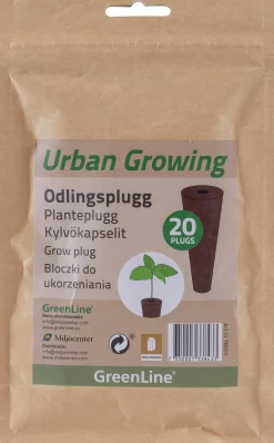 Odlingsplugg Urban Growing Hydropinsk odling 20-p>GreenLine