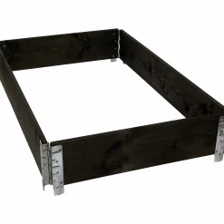 Pallkrage Derome Svart 120x80cm Helpallsformat>Granngården Hot