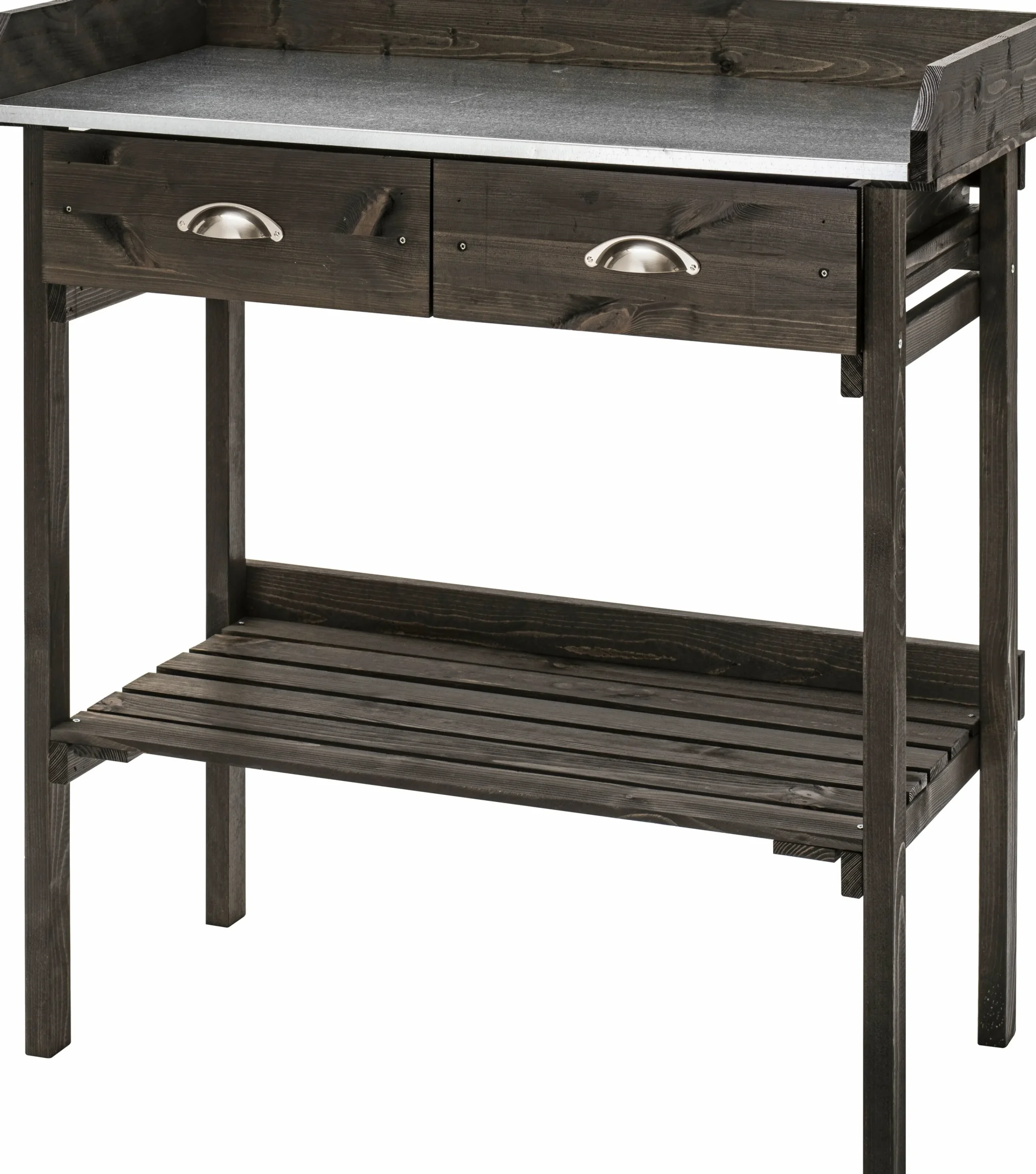 Planteringsbord Med 2 lådor 79x39x87cm>Granngården Outlet