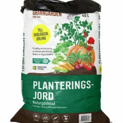 Planteringsjord Naturgödslad KRAV 40L>Granngården Discount