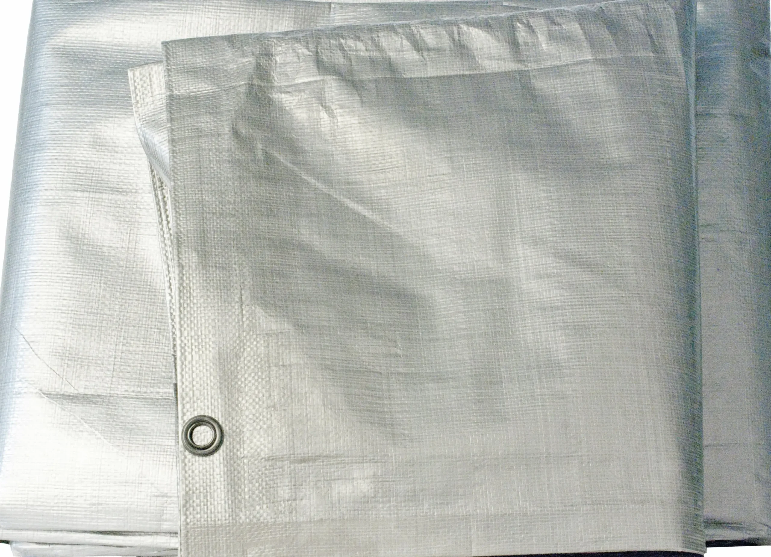 Presenning Silver/Svart 200g/m² 3,5x6m>Granngården Sale