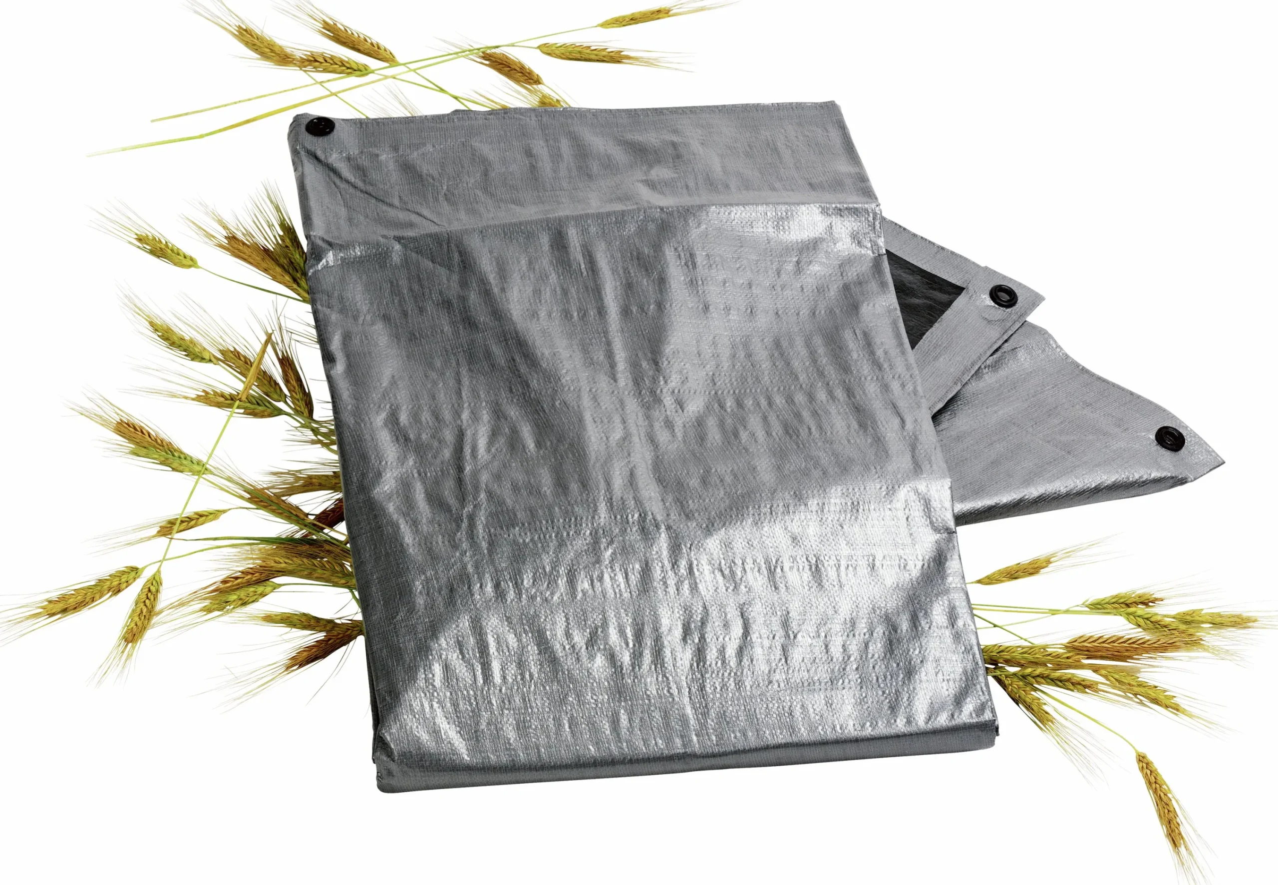 Presenning Silver/Svart 200g/m² 3,5x6m>Granngården Sale