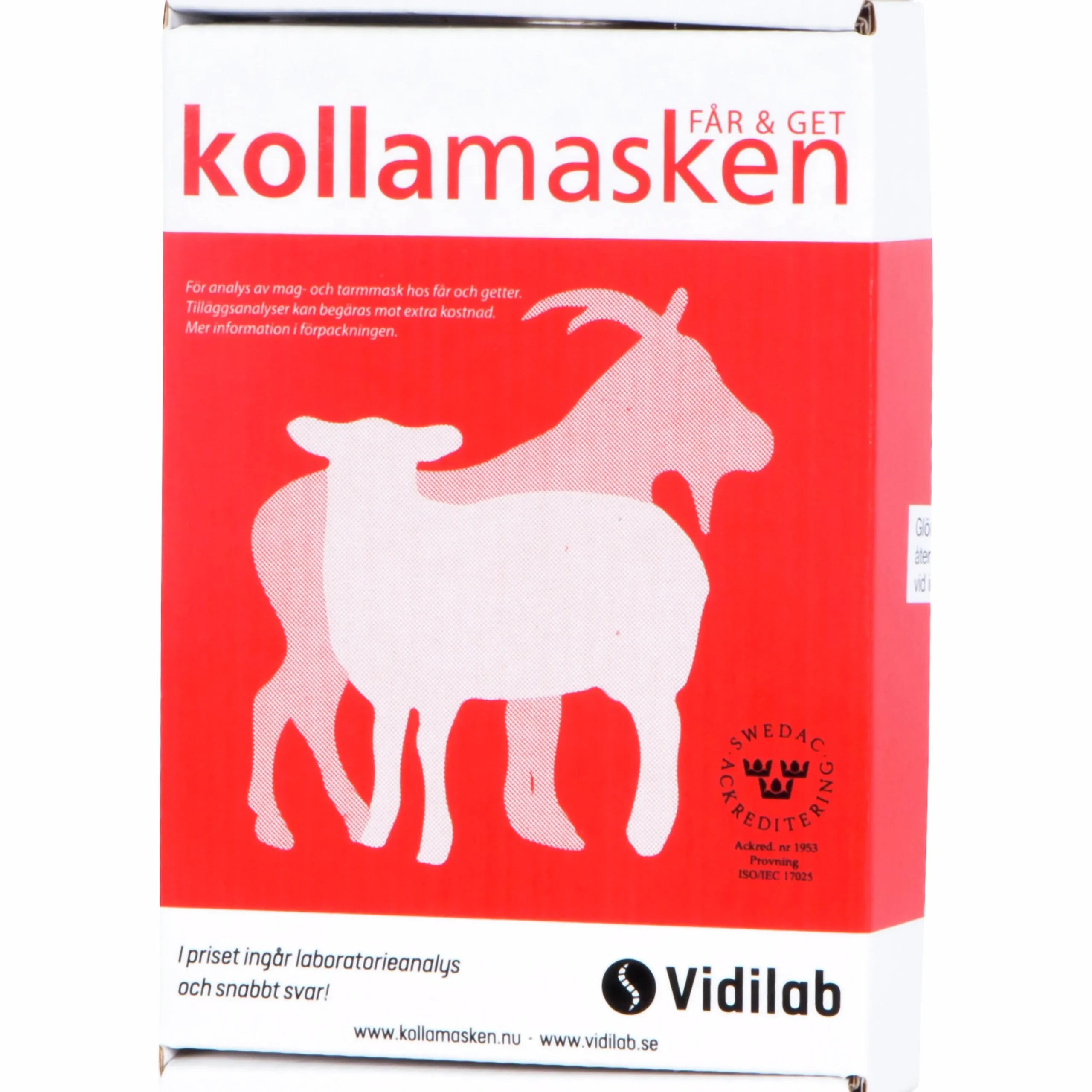 Provtagningskit KollaMasken Får/Get>Vidilab New