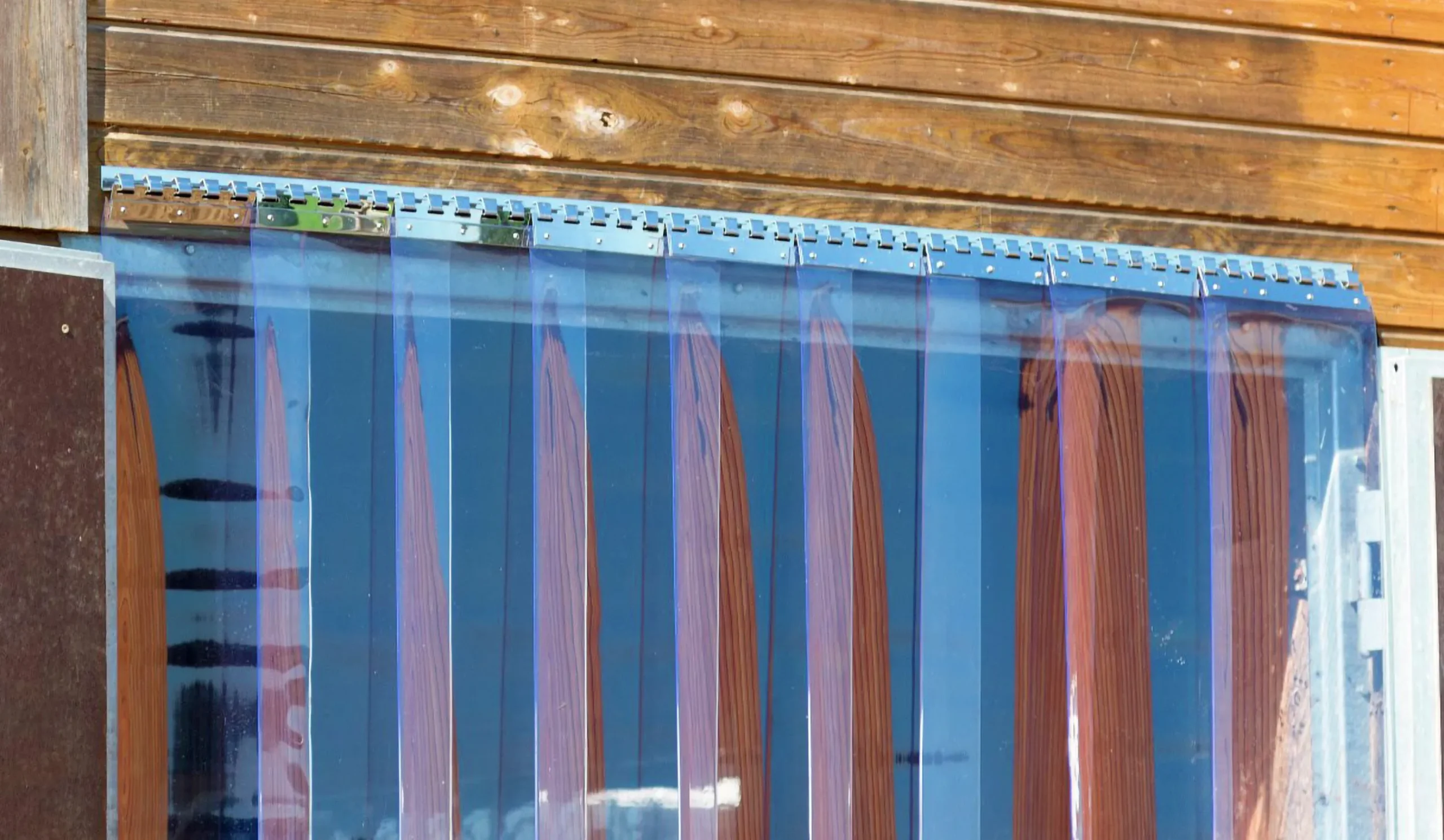 PVC-ridå transparent 200x3mm 25m>Kerbl Outlet