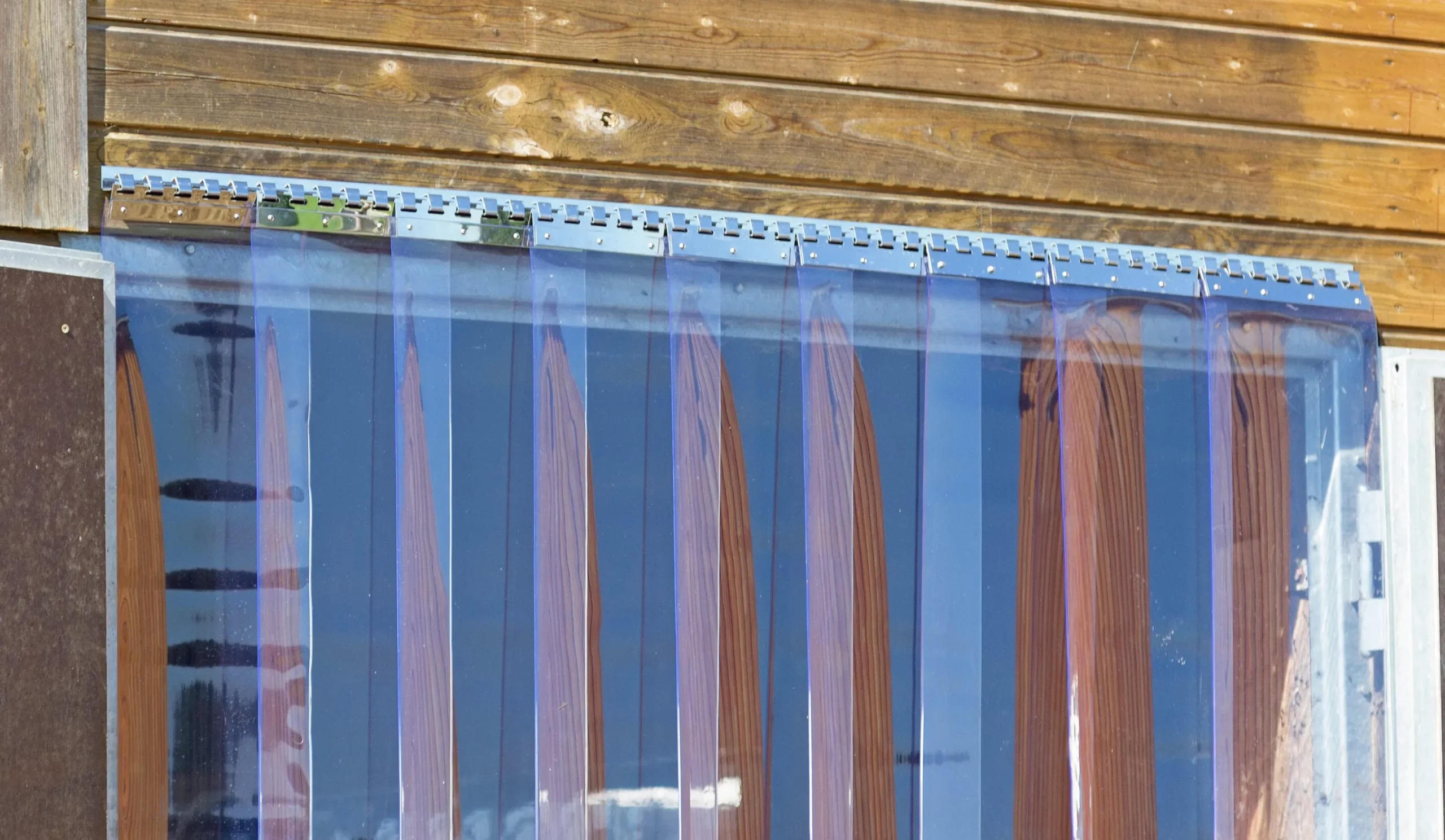 PVC-ridå transparent 300x3mm 25m>Kerbl Hot