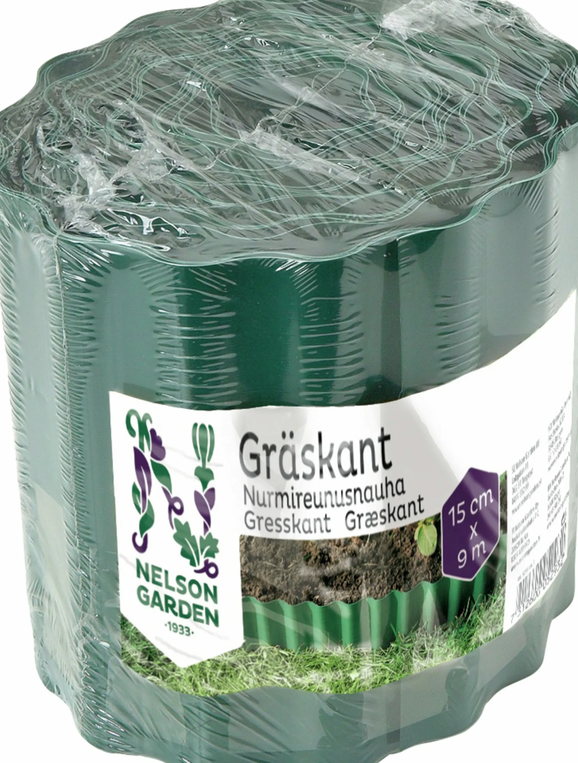 Rabattkant Plast Grön 9mx15cm>Nelson Garden Hot