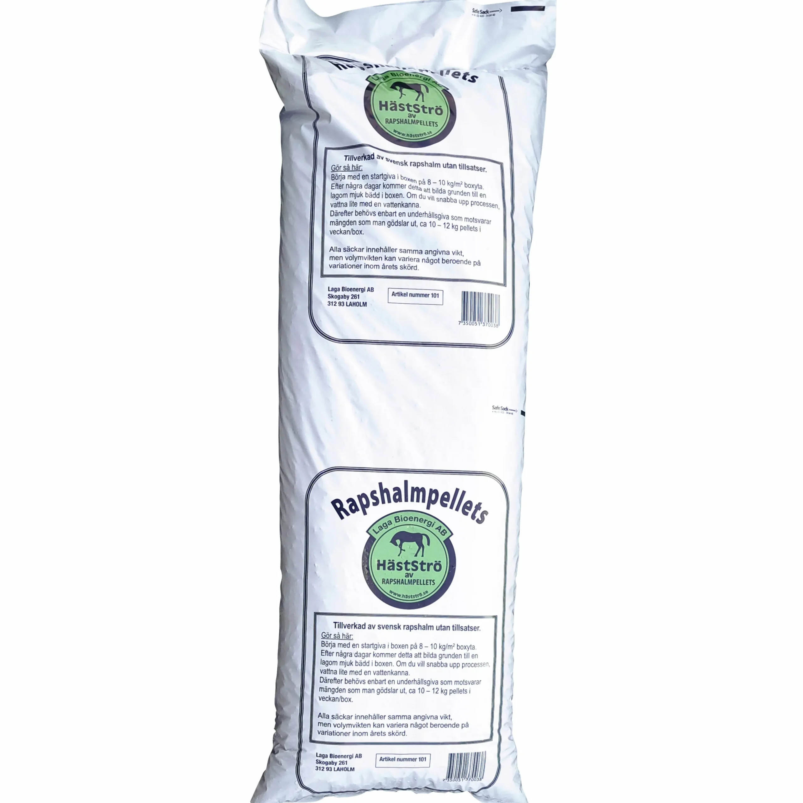 Rapshalmpellets Helpall 60x13kg (hemleverans)>Laga Bioenergi Online