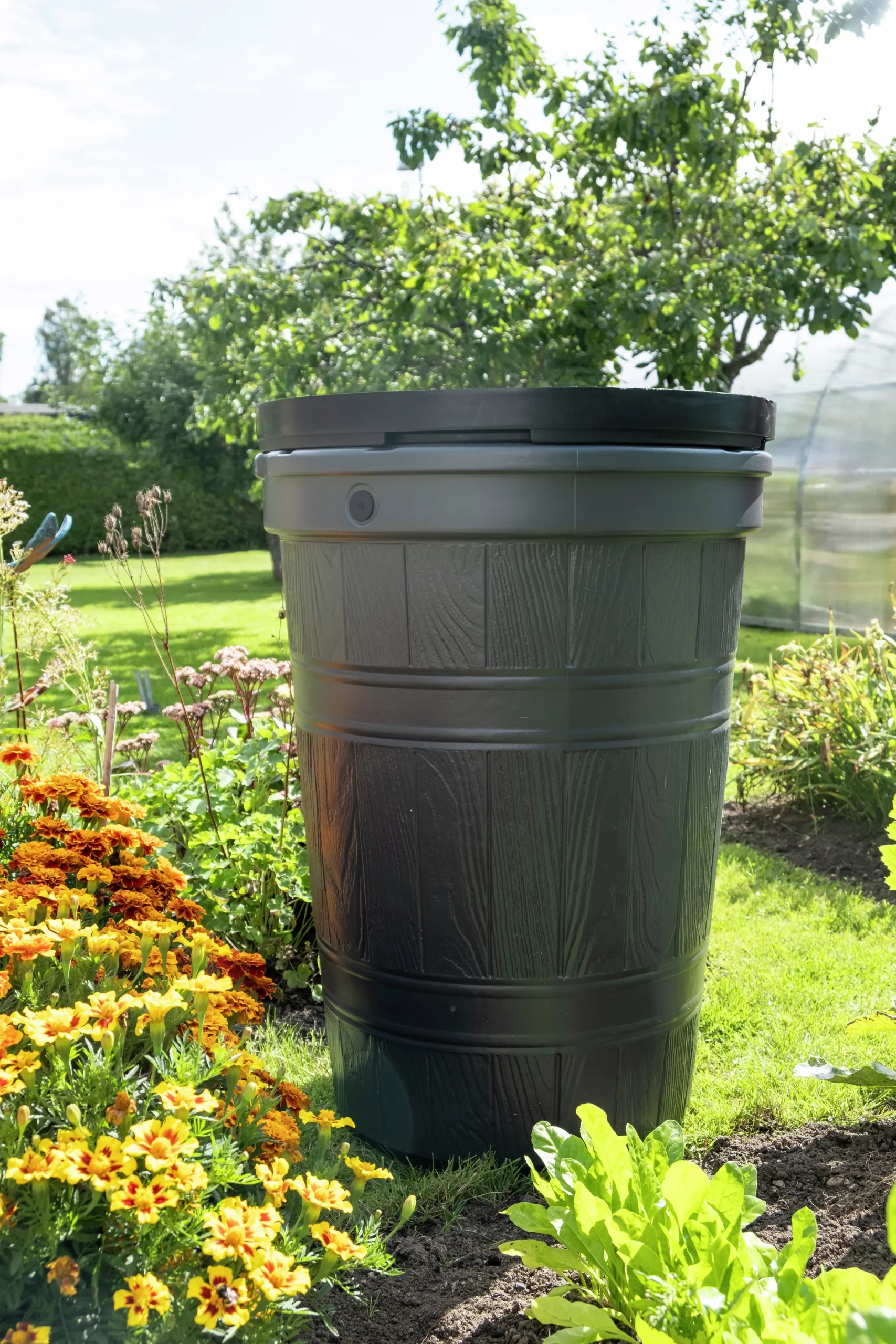 Regntunna inkl lock och kran 200L>GreenLine Discount