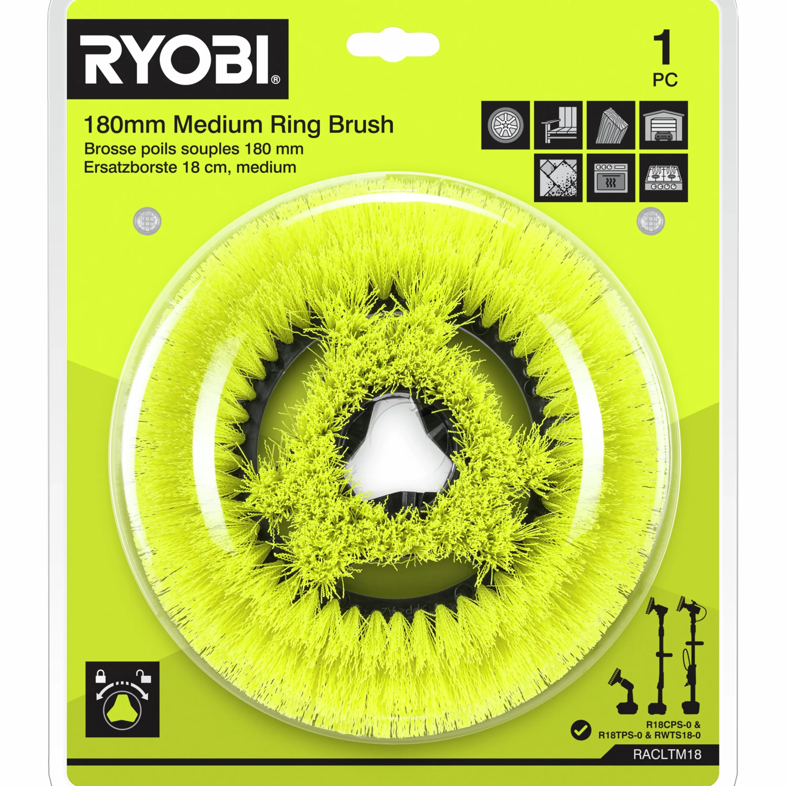 Rengöringsborste Mellan RACLTM18>Ryobi Best
