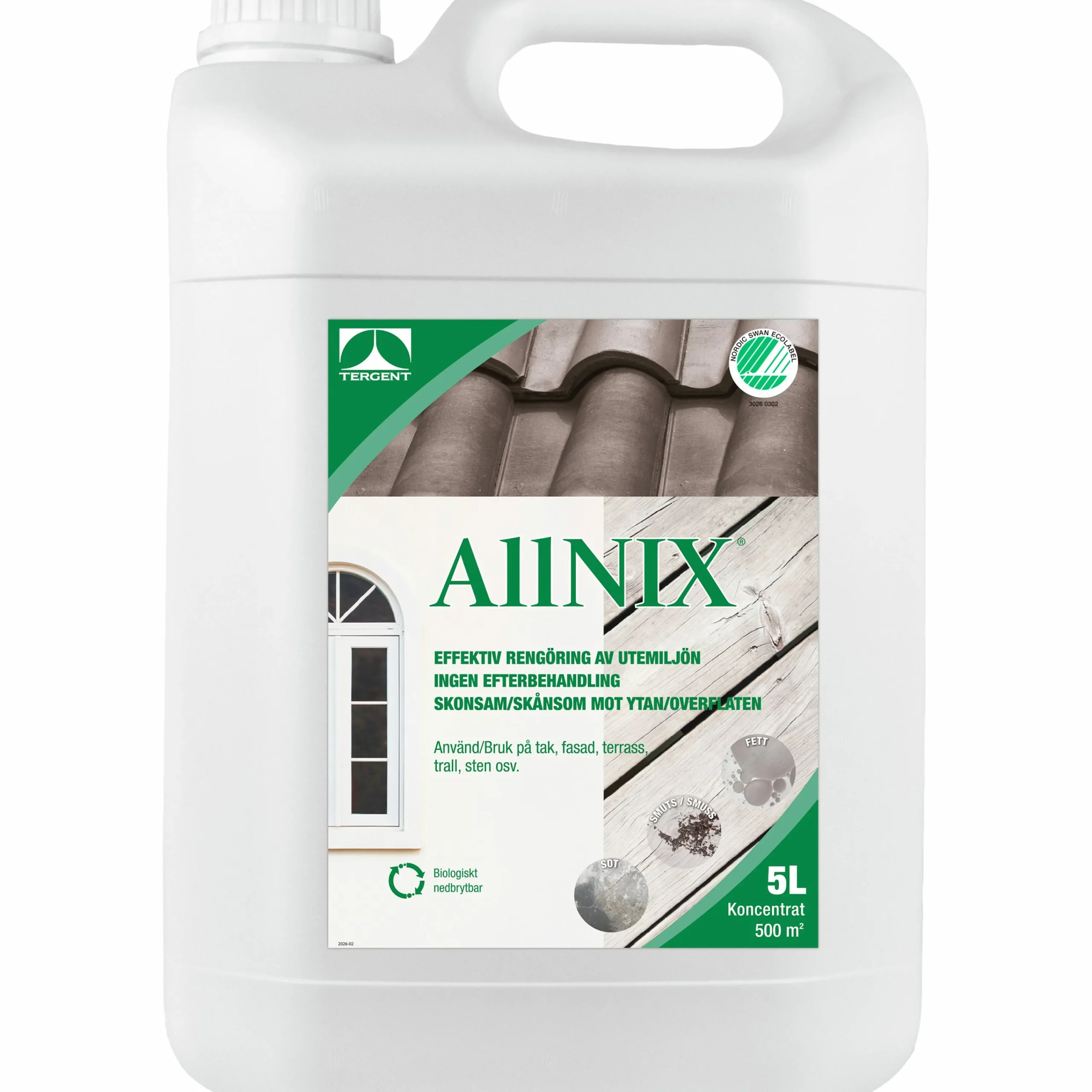 Rengöringsmedel AllNIX Koncentrat>Tergent Clearance