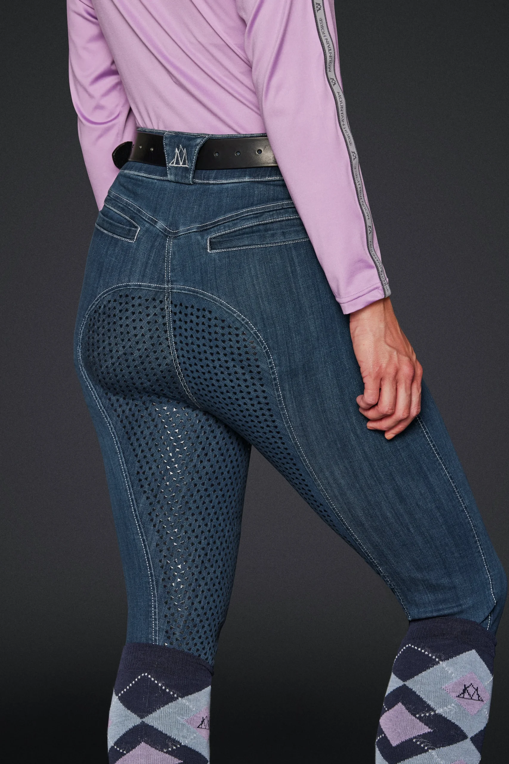 Ridbyxa Helskodd Dream Denim Breeches Marin>Mountain Horse Outlet