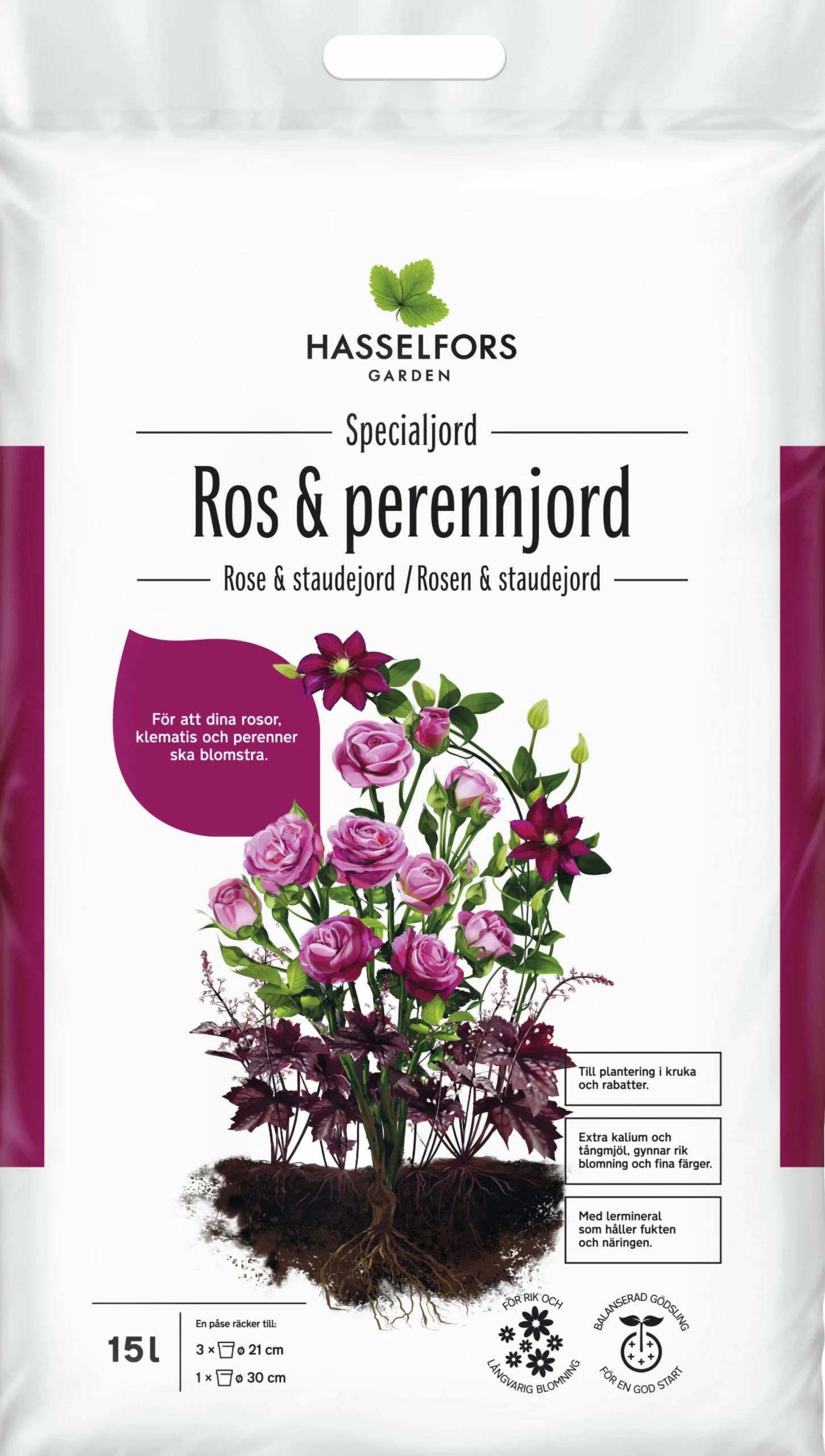 Rosjord & Perennjord Hasselfors 15L>Hasselfors Garden Online
