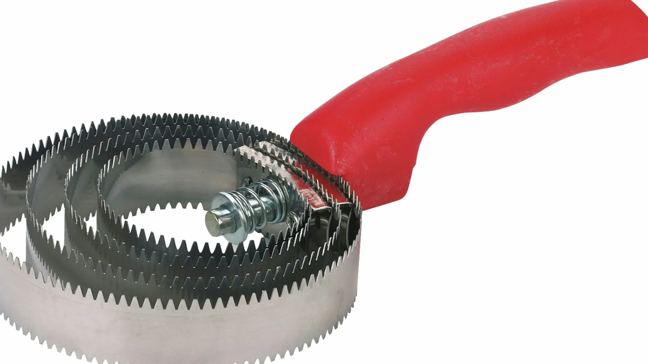 Ryktskrapa Rund Röd/Metall>Kerbl Hot