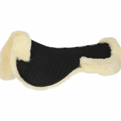 Sadelpadd Fårskinn Svart Ponny><noscript><img width=