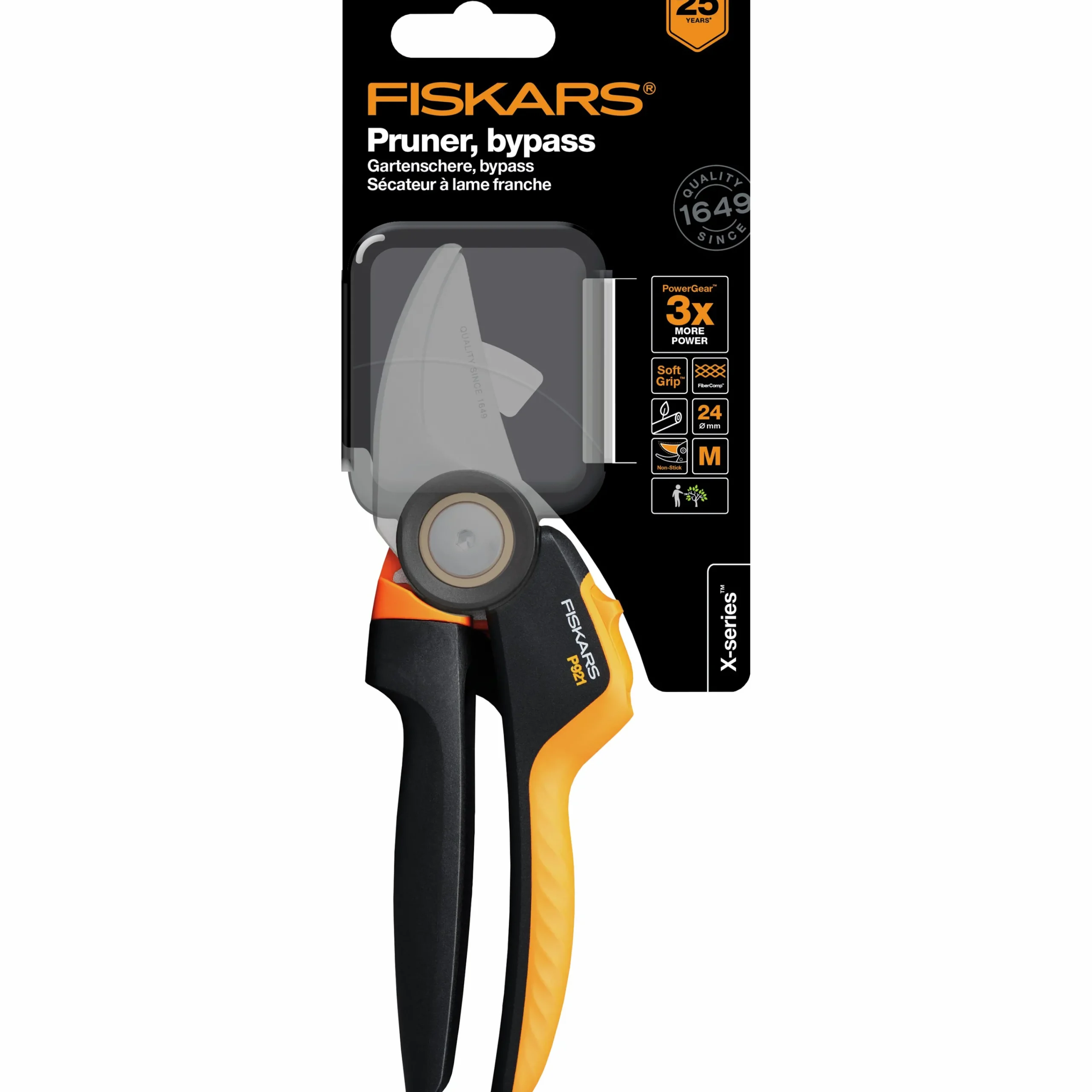 Sekatör X-Series PowerGear PGX P921 Sidoskär M>Fiskars Best