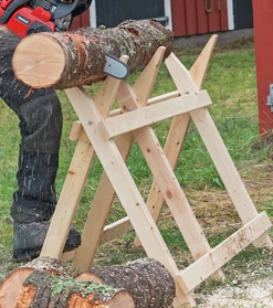 Sågbock trä 120cm>Granngården Best