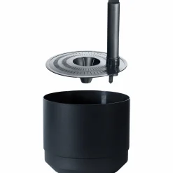 Självvattnande kruka Paulina Recycled Svart 25cm><noscript><img width=