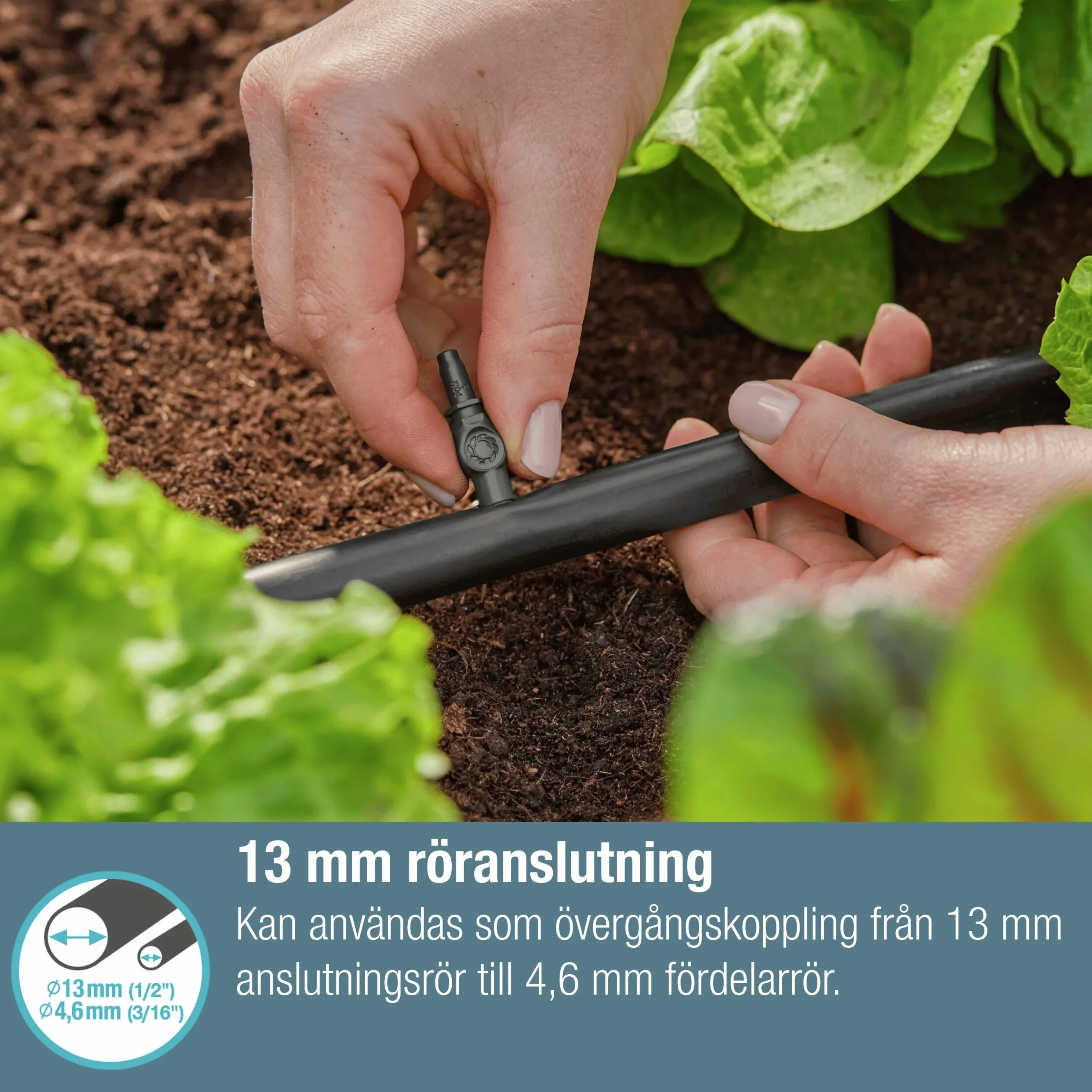 Skarvkoppling MicroDrip 3/16" 10-p>Gardena