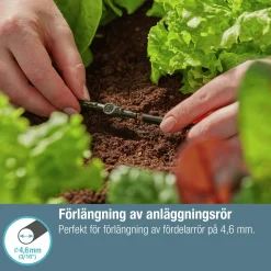 Skarvkoppling MicroDrip 3/16