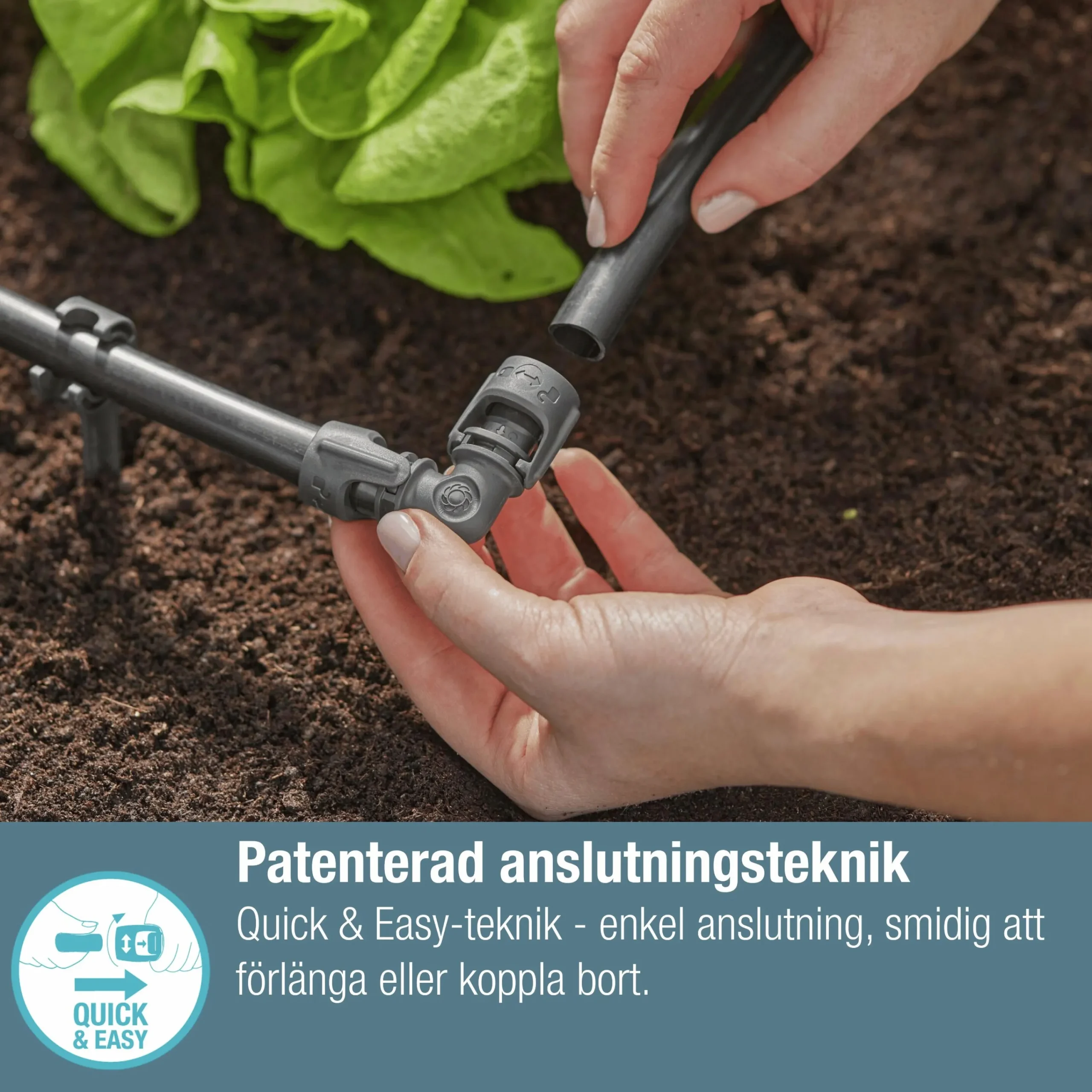 Skarvkoppling MicroDrip 1/2" 3-p>Gardena New