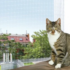 Säkerhetsnät Katt Transparent 2x1,5m>Trixie Clearance