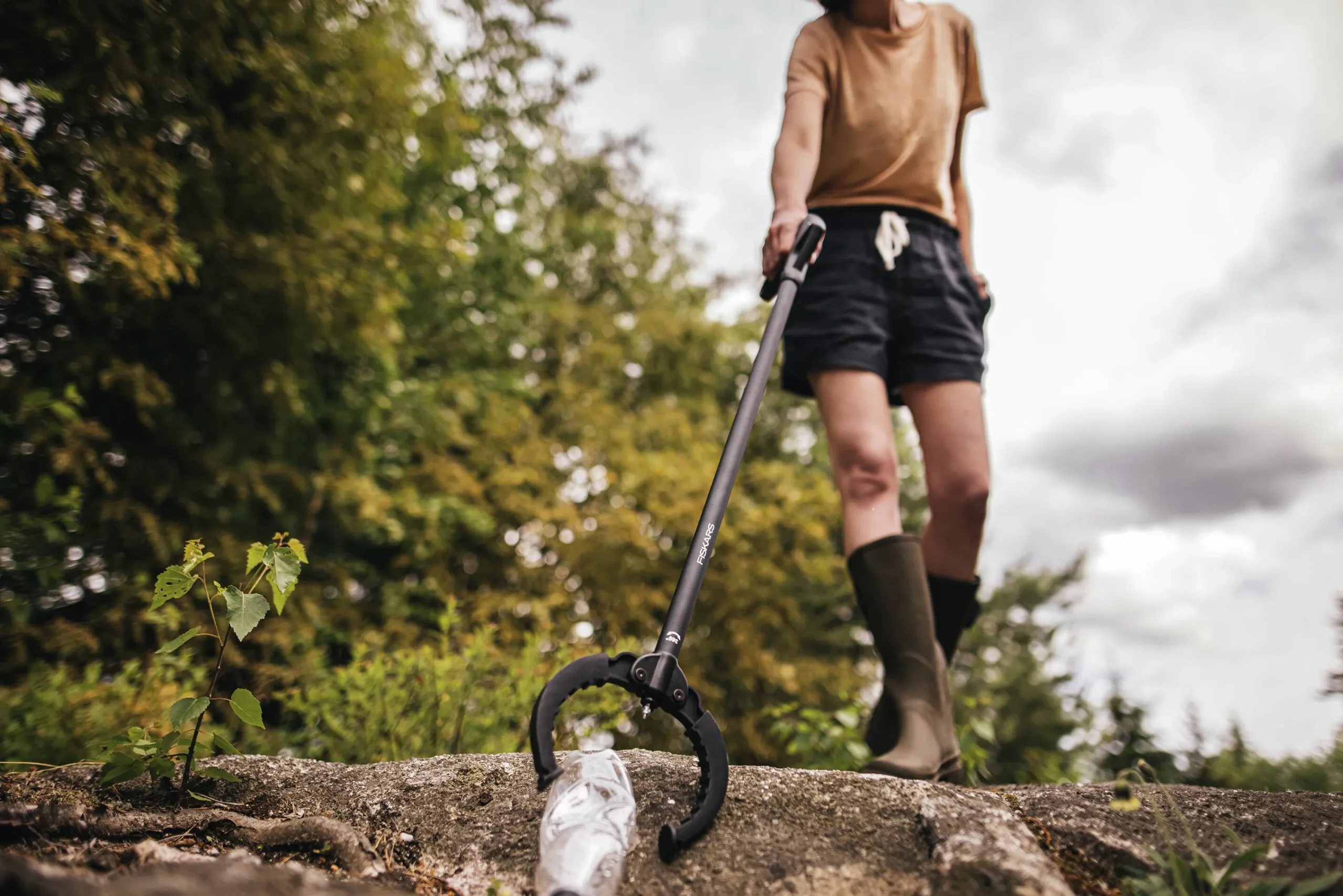 Skräpplockare Griptång Solid>Fiskars Best