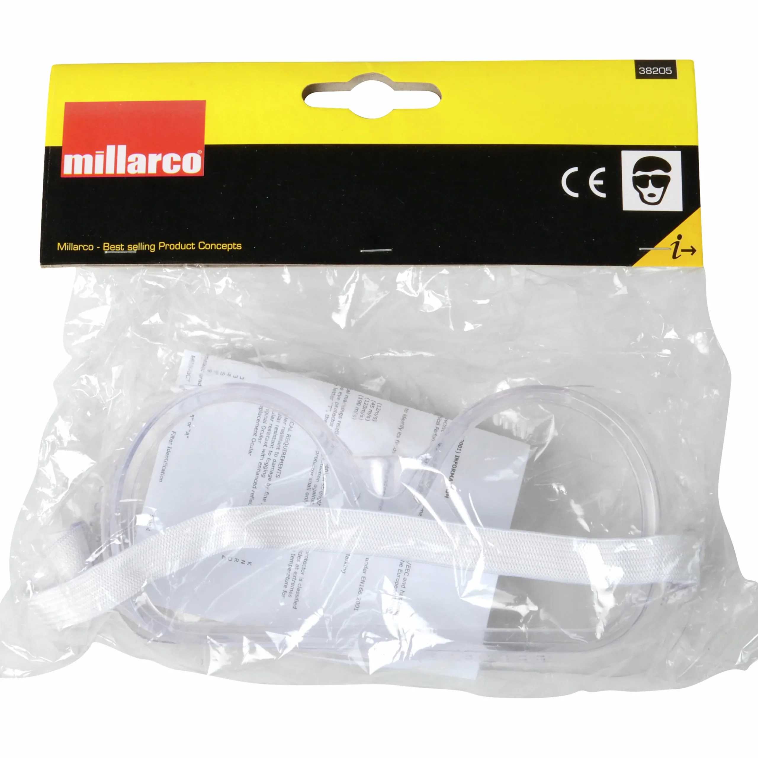 Skyddsglasögon WorkIT transparent>Millarco Discount