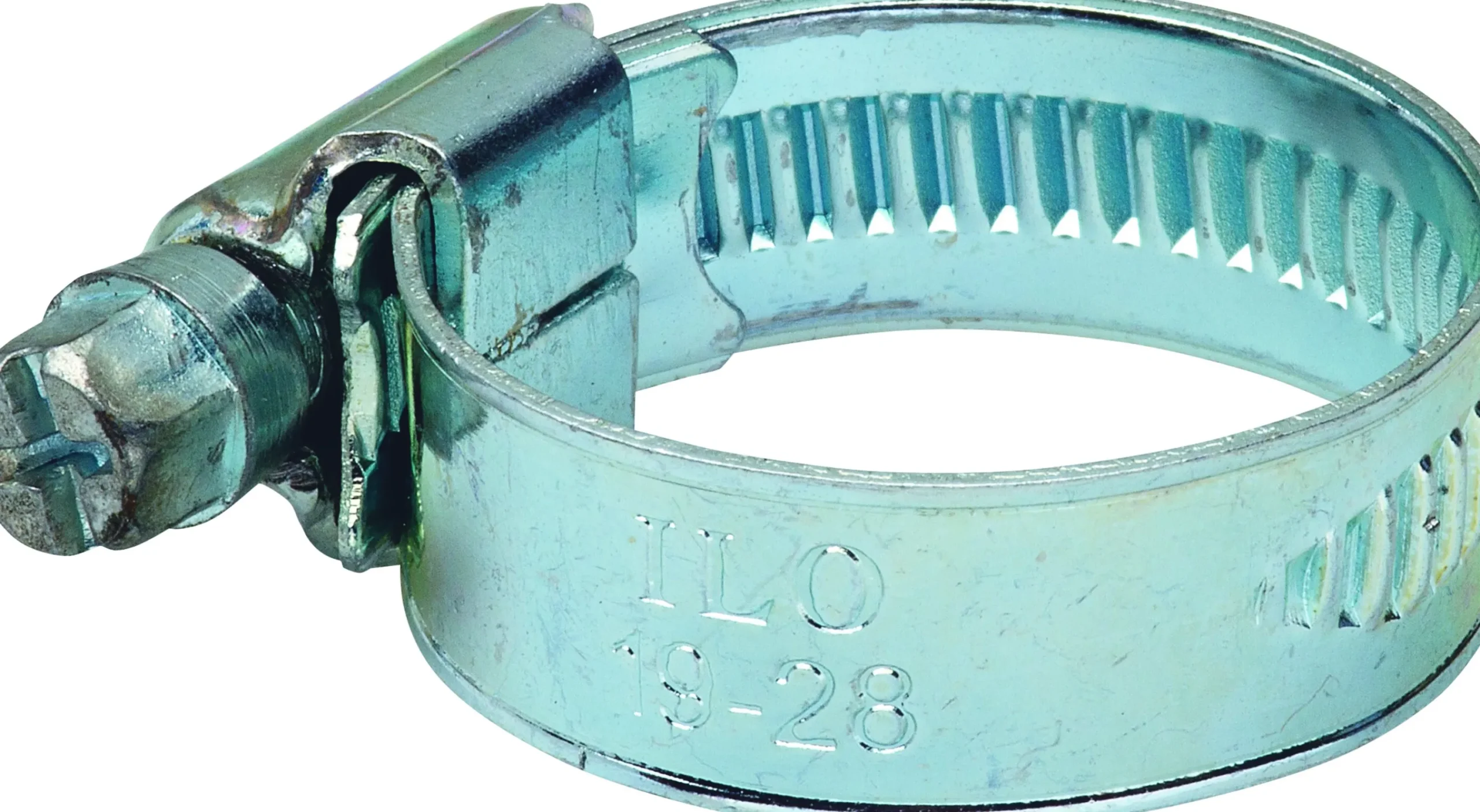 Slangklämma förzinkad 22-32mm m mejselspår 2-p>Bårebo
