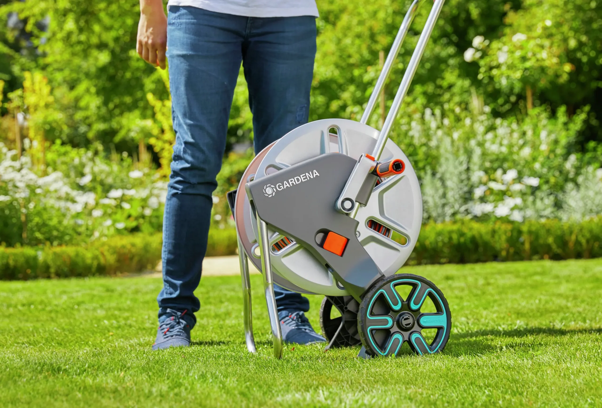 Slangvagn Cleverroll Metall 50m>Gardena