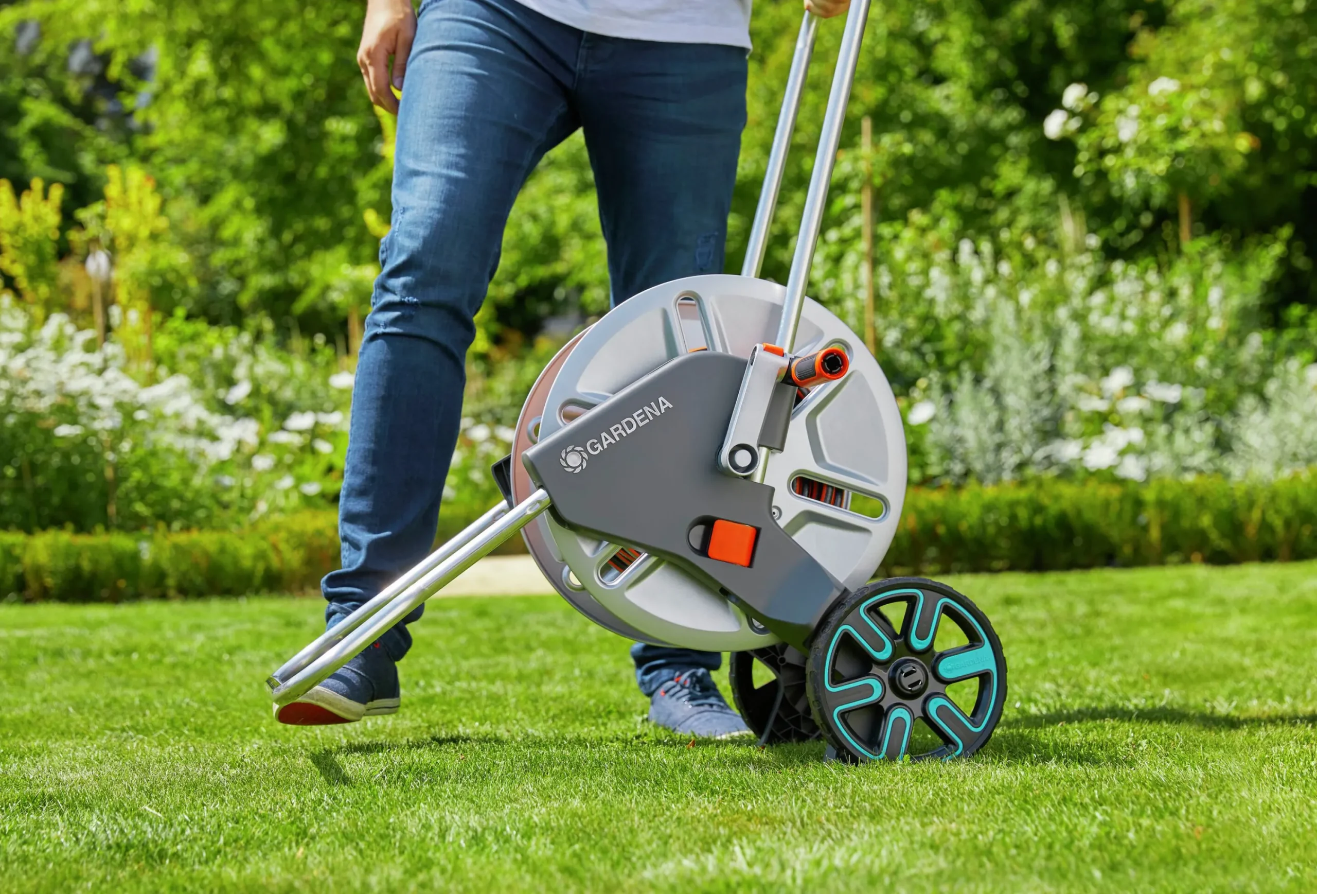 Slangvagn Cleverroll Metall 50m>Gardena