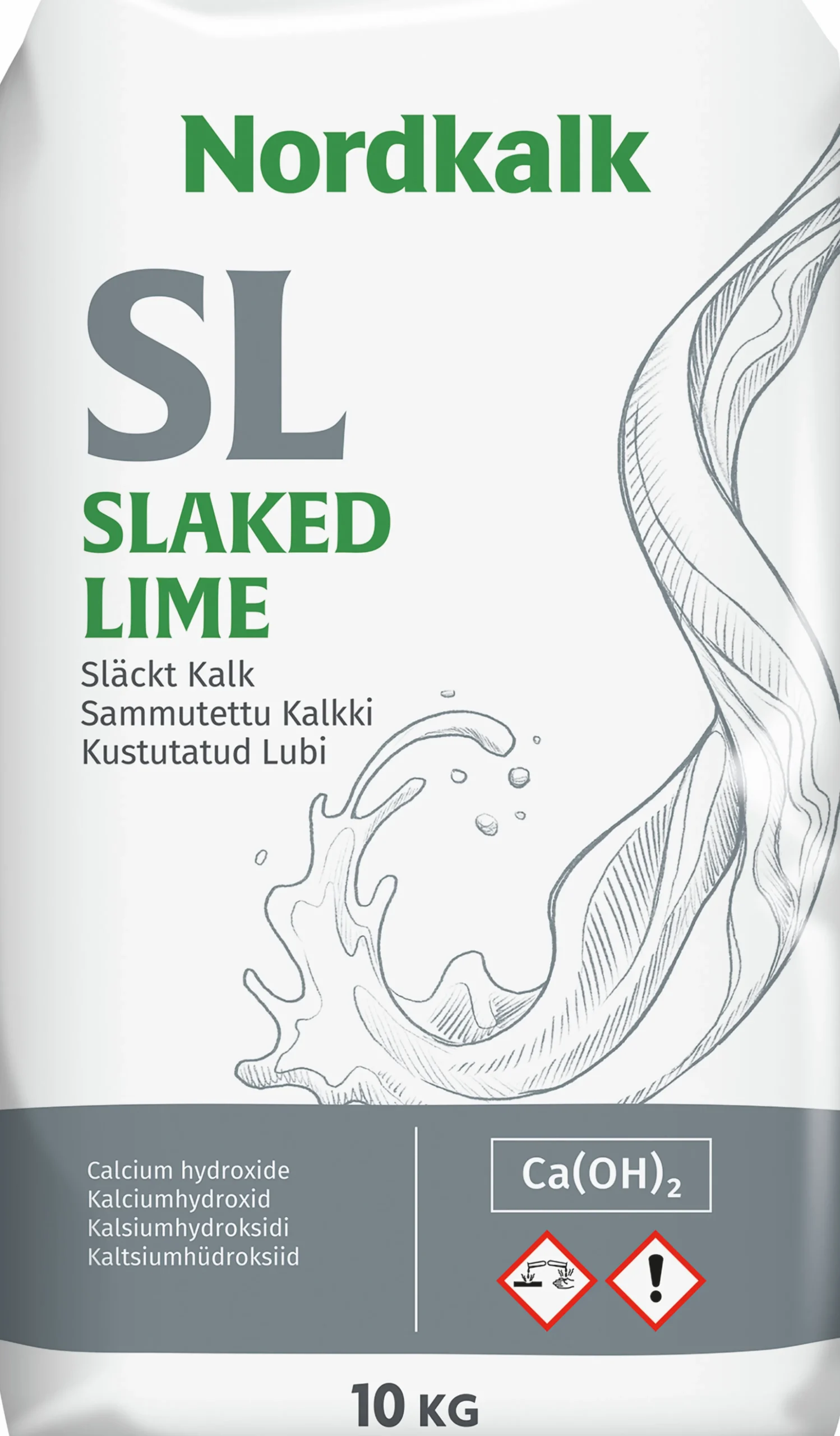Släckt teknisk kalk 10kg>Nordkalk Discount
