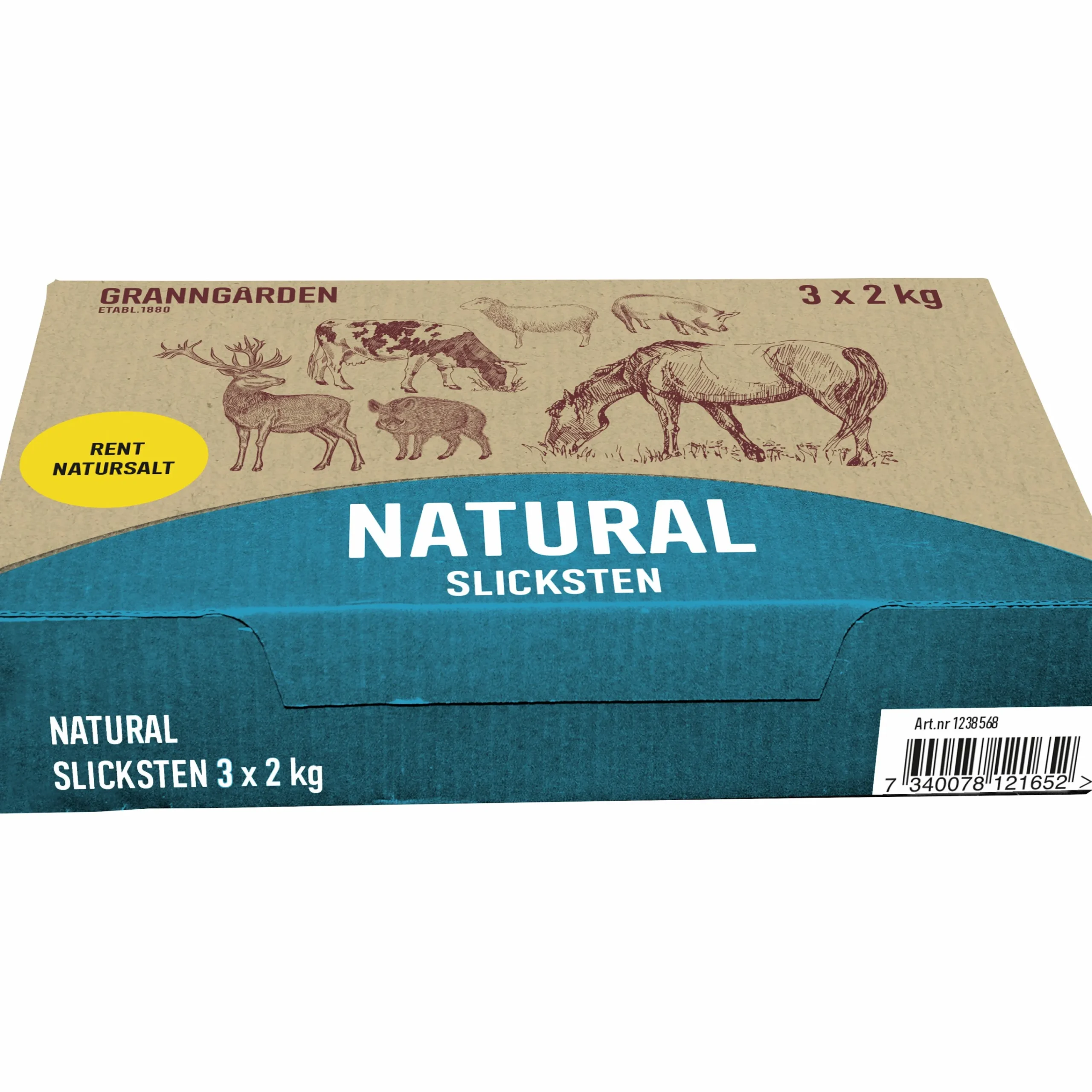 Slicksten Natural 3x2kg>Granngården Hot
