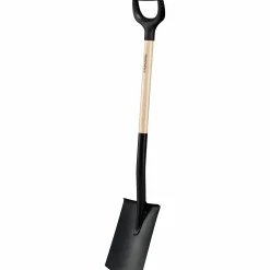 Spade Solid Halvrund Stål/trä><noscript><img width=