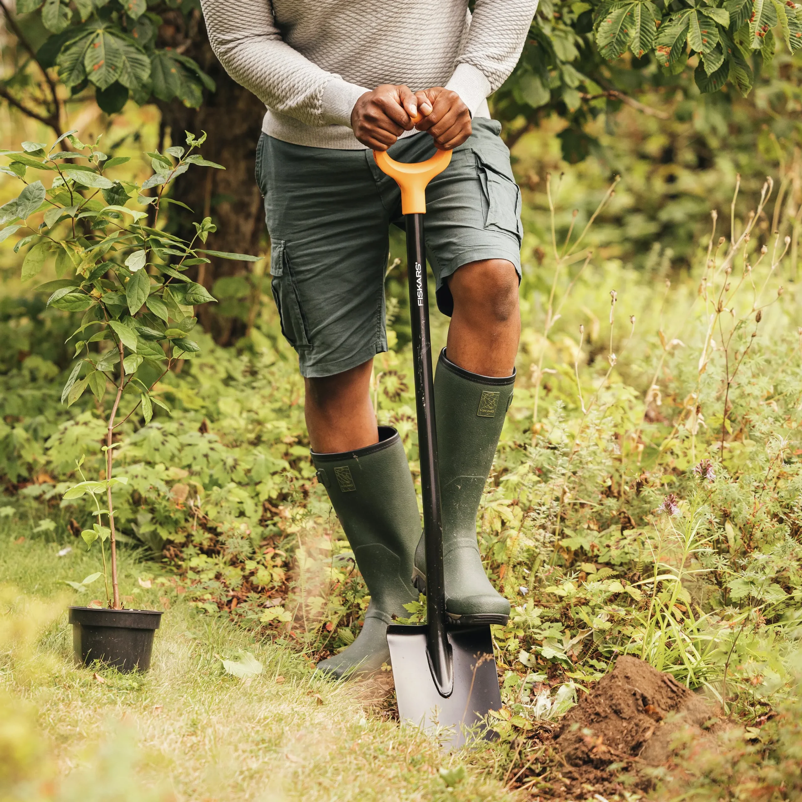 Spade Solid Spetsig Metall>Fiskars Outlet