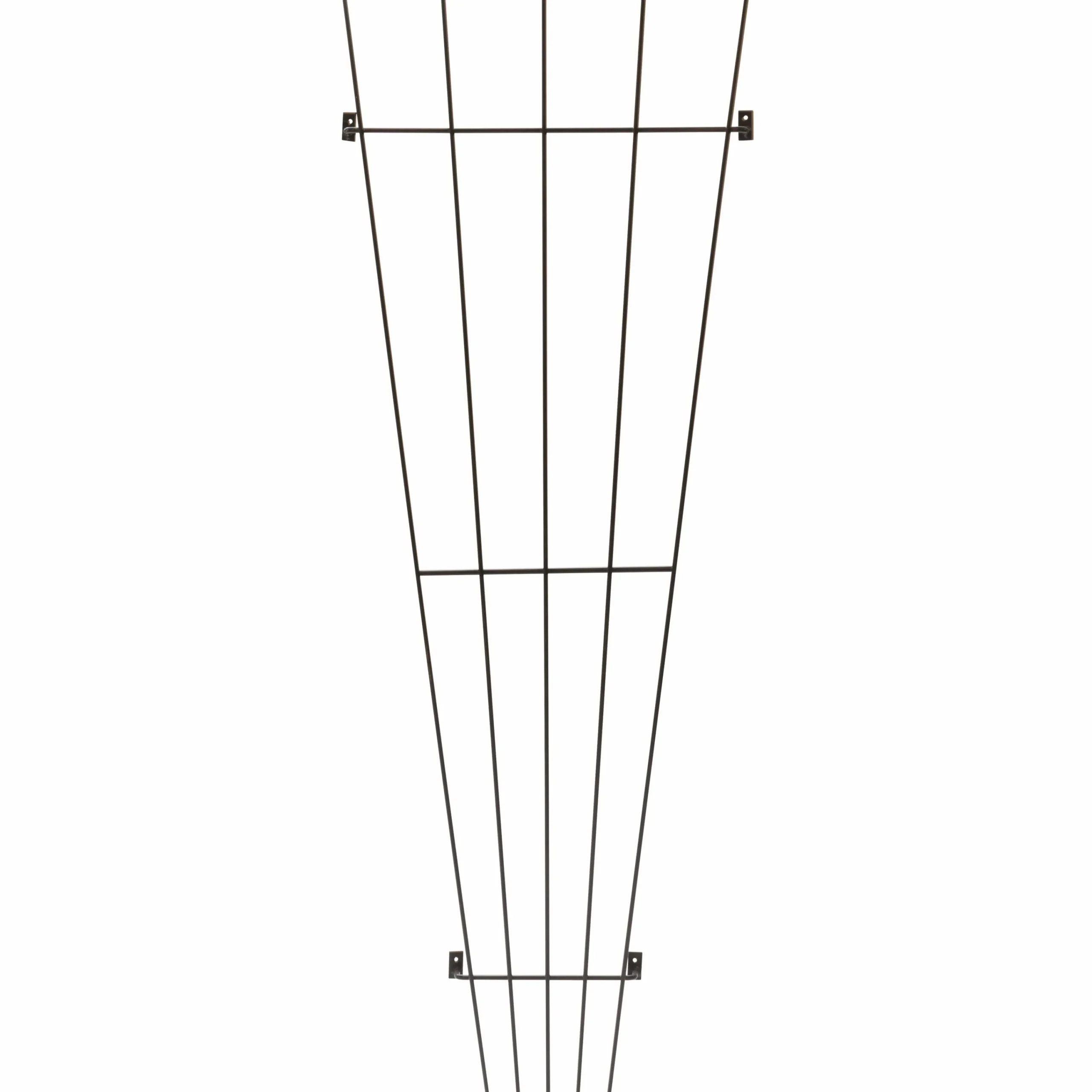 Spaljé Solfjäder Svart 17-54x160cm>Granngården Hot