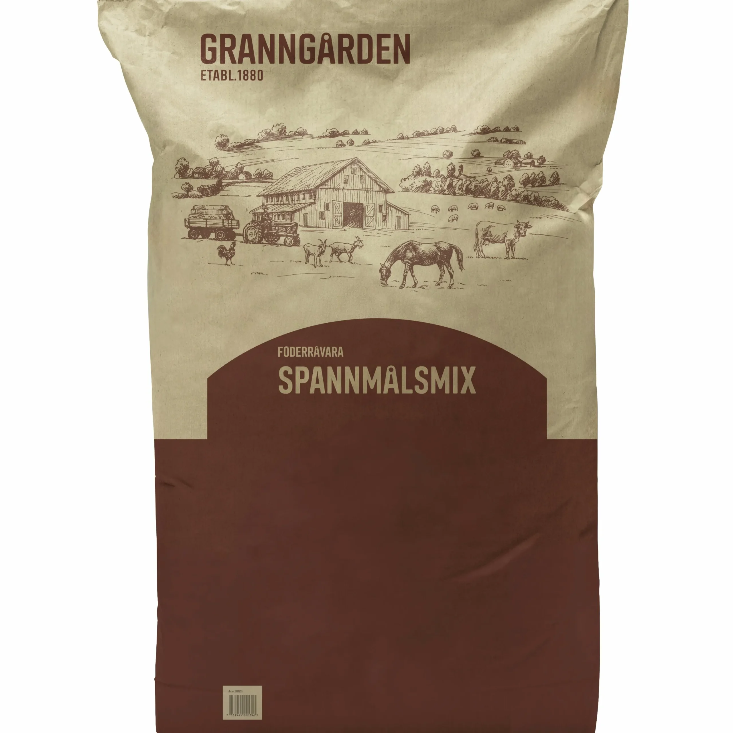 Spannmålsmix Vete/Korn/Majs 15kg>Granngården Outlet