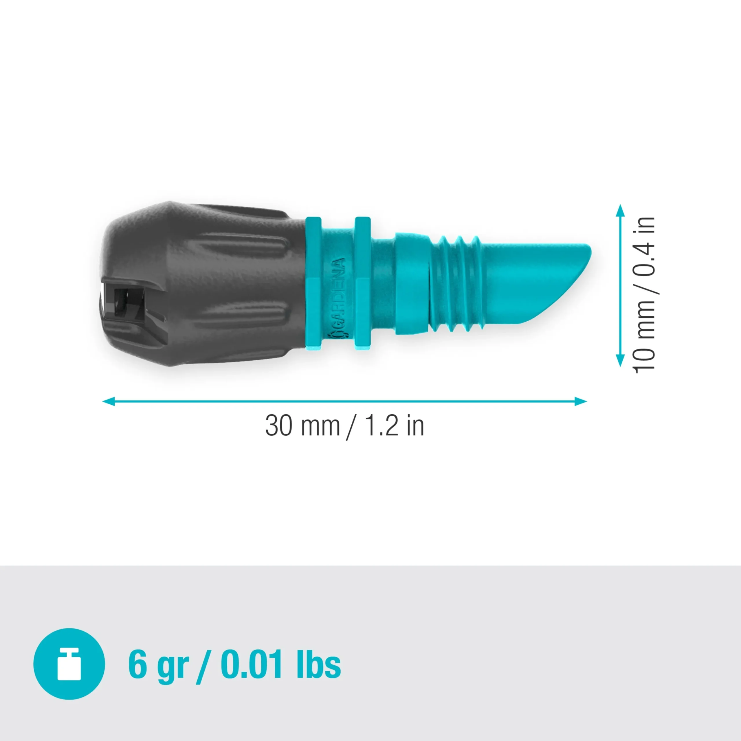 Sprinkler MicroDrip System 2 riktningar 5-p>Gardena Best