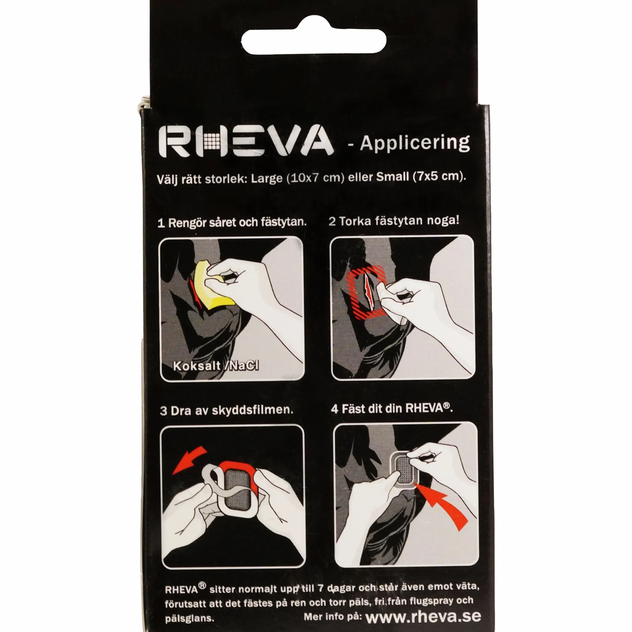 Sårskydd Kombo Svart 4-p>Rheva Discount
