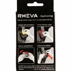 Sårskydd L Svart 10x7cm 2-p>Rheva Outlet
