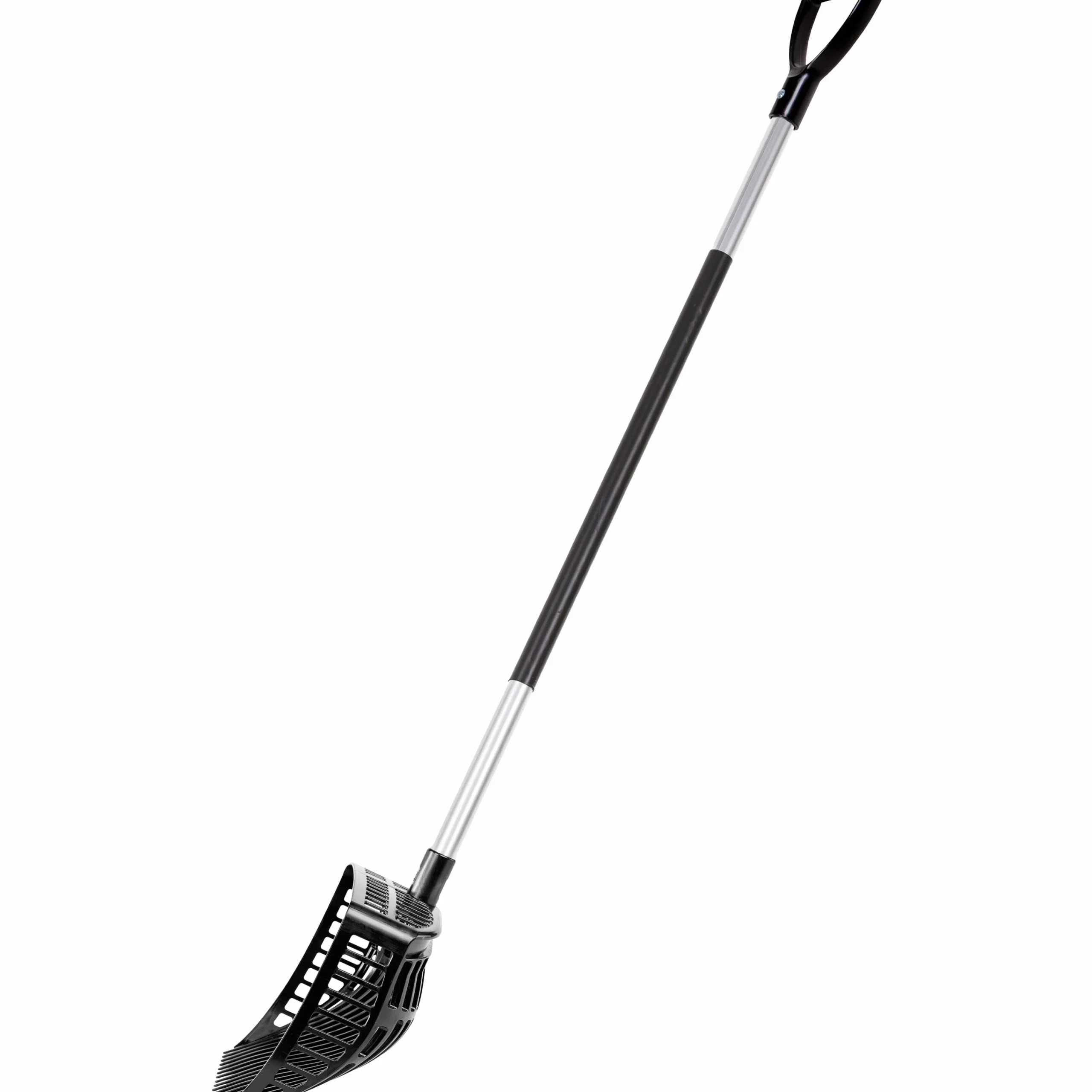 Stallgrep Okrossbar V-Fork gummiklätt aluminiumskaft svart>V-Plast Best