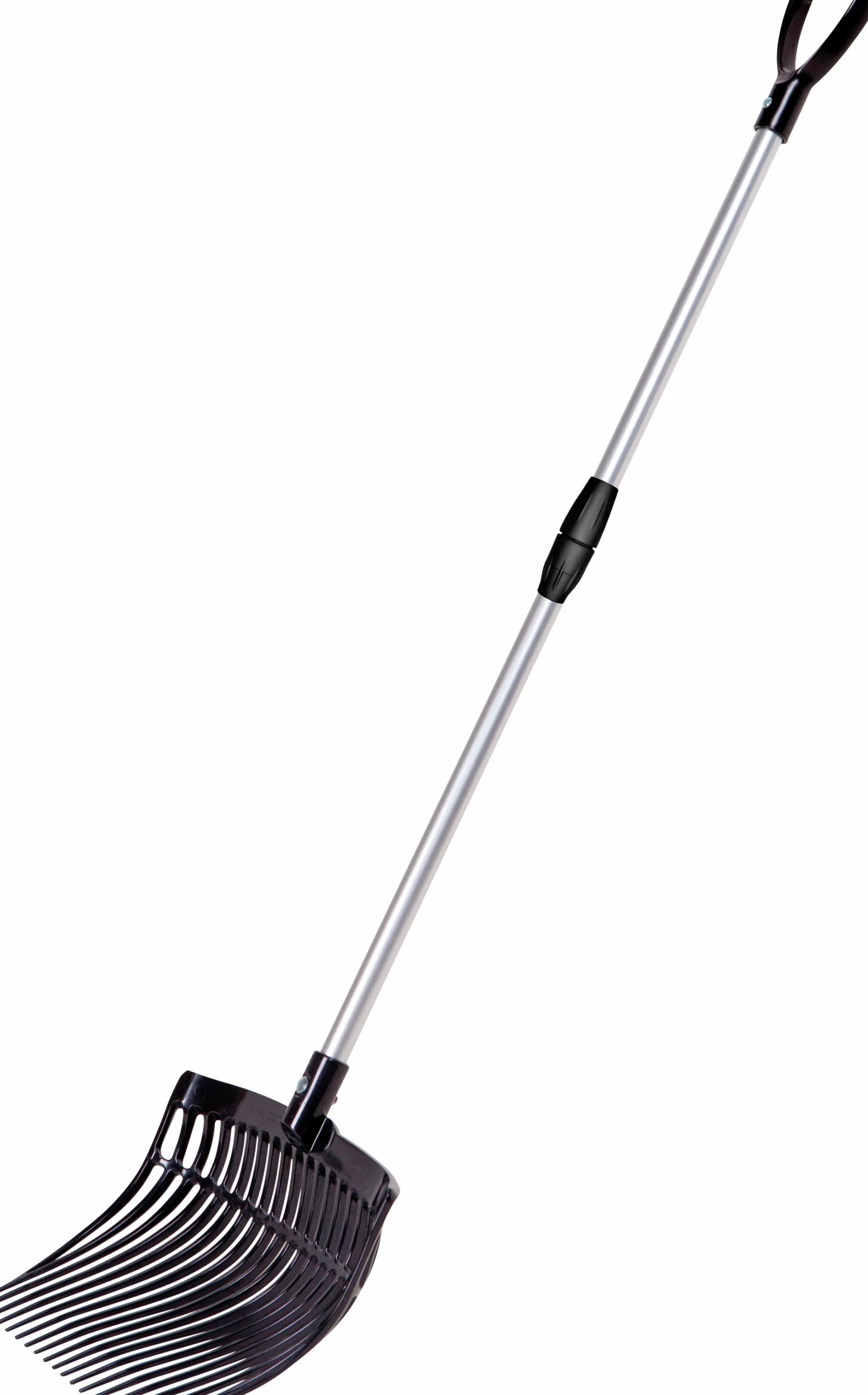 Stallgrep Okrossbar V-Fork Teleskopskaft Svart>V-Plast